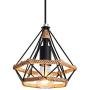 Pendant Light Vintage Style,Hanging lamp Black Light Hallway Industrial Lighting Fixtures Chandeliers for Dining Rooms Bedroom Kitchen Island Entryway