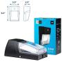 Hyperikon LED Wall Pack Outdoor Light, 30W, Security Wall Sconce Fixture, 5000K, Photocell, Clear Cover