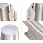 Cloudy Bay 3 Color LED Outdoor Up and Down Porch Light with Photocell,120V 20W 3000K/4000K/5000K Selectable, Dusk to Dawn Photocell, Brushed Nickel, Aluminum Light Body, Weater Resistance,Pack of 2