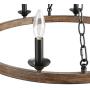 Farmhouse Chandelier, Kitchen Island Lighting in Rustic Faux Wood Metal and Wagon Wheel Finish, 26 Ceiling Light Fixture for Dining Room Farmhouse Chandelier, Kitchen Island Lighting in Rustic Faux Wood Metal and Wagon Wheel Finish, 26 Ceiling Light Fixture for Dining Room