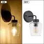 TeHenoo Plug in Wall Lamp with Seeded Glass,Retro Industrial Wall Sconce Light with on/Off Switch for Living Room,Bedroom,Bar,E26 Base TeHenoo Plug in Wall Lamp with Seeded Glass,Retro Industrial Wall Sconce Light with on/Off Switch for Living Room,Bedroom,Bar,E26 Base
