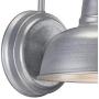 Rustic Farmhouse Outdoor Wall Light Fixture Urban Barn Galvanized 11 1/4'' Sconce for House Deck Porch Patio - John Timberland