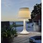 Solar Table Lamp Outdoor Indoor for Living Room Bedroom Patio Modern Decorative Solar Bedside Desk Lamp 2 Lighting Mode White