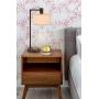 XiNBEi Lighting Table Lamp USB Desk Lamp with Fabric Shade, Modern Bedside Iron Lamp Dark Bronze Finish for Bedroom Living Room & Office XB-TL1230-DB