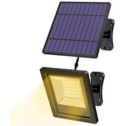 Solar Lights Outdoor, Hikeren IP65 Waterproof Solar Lights, 30 LED Spotlight, Easy-to-Install Security