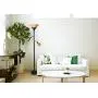 Elegant Designs LF2002-RBZ 3 Light Floor Lamp with Scalloped Glass Shades, 3.9, Restoration Bronze/Champagne