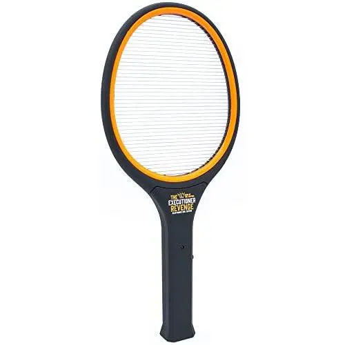 The Executioner Revenge Fly Killer Mosquito Swatter Racket Wasp Bug Zapper Indoor Outdoor Soft Touch Handle