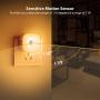 Kids Night Light Plug in - Led Night Lights Plug into Wall with Dual USB Ports, 12 LEDs Motion Sensor Light Night for Bedroom, Hallway, Stairs, Kitchen, Bathroom(2 Pack)