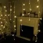 WATERGLIDE 360 LED Christmas Icicle Lights Outdoor Dripping Icicle String Light, 29.5ft 8 Modes Curtain Fairy Lights with 60 Drops, Indoor Xmas Holiday Wedding Party Decorations, Warm White