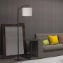 Tomshine Floor Lamp, Modern Floor Lamp Standing Industrial Arc Light with Hanging Lamp Shade, LED Floor Lamp for Living Room,Bedroom