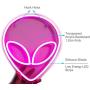 Alien LED Neon Signs for Wall Decor Girls Boys Bedroom Decorative Night Light Neon Bar Sign USB Powered Blue Alien Lamp with Switch Home Bedroom Party Birthday Lights (Pink)