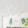 SUNMOO LED Modern Chandelier Pendant Lighting Dimmable Led Hanging Pendant Light for Dining Room Kitchen Bedroom Living Room 84W 6000K Cool Light (Silver) SUNMOO LED Modern Chandelier Pendant Lighting Dimmable Led Hanging Pendant Light for Dining Room Kitchen Bedroom Living Room 84W 6000K Cool Light (Silver)