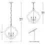 LOG BARN Large Farmhouse Chandelier Handmade Wood 4 Lights Fixtures Hanging for Dining, Bedrooms, Living Rooms and Hallway