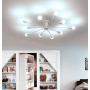 RUXUE Modern Flush Mount Ceiling Light 10 Lights Fixure for Kitchen Farmhouse Dining Room Barn Living Room