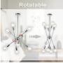 BONLICHT 8-Light Sputnik Chandelier Chrome Modern Chandelier Lighting Vintage Ceiling Light for Kitchen Dining Room Hallway Foyer