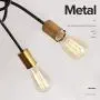 NEWSEE Flush Mount Ceiling Light Fixture Sputnik Chandelier Industrial Bedroom Lighting Fixtures Modern Style for Kitchen Dining Room Living Room Kitchen Hallway Cafe Bar (5 Light)