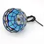 Stained Glass Plug in Hanging Pendant Light Ceiling Lighting Lamp Fixture Stained Glass Shade Perfect Vintage Swag Ceiling Lamp for Dining Room, Bedroom or Porch