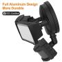 LEPOWER 28W LED Security Lights Motion Sensor Light Outdoor, 3000LM Motion Security Light, 5500K, IP65 Waterproof, 2 Head Motion Detector Flood Light for Garage, Yard, Entryways (Not Solar Powered)