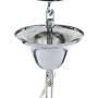 Ridgeyard Clear K9 Crystal 10 Lights Modern Luxurious Chandelier Candle Pendant Lamp Ceiling Living Room Lighting for Dining Living Room Bedroom Hallway Entry 25.6 x 35.4 Inch Gift Idea (Transparent)