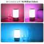 WiFi Smart Table Lamp for Bedrooms, LE LampUX Touch Bedside Lamp Works with Alexa Google Home, Modern Dimmable LED Nightstand Lamp, White & RGB Color Changing Night Light for Kids Room, Living Room WiFi Smart Table Lamp for Bedrooms, LE LampUX Touch Bedside Lamp Works with Alexa Google Home, Modern Dimmable LED Nightstand Lamp, White & RGB Color Changing Night Light for Kids Room, Living Room