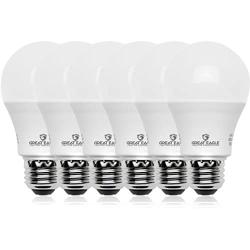 Great Eagle 100W Equivalent LED Light Bulb 1500 Lumens A19 Warm White 2700K Dimmable 14-Watt UL Listed (6-Pack)