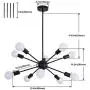 Sputnik Chandelier 10 Light Ceiling Lamp Black Modern Pendant Lighting Industrial Vintage Ceiling Light Fixture for Dining Room Bedroom Kitchen Living Room Foyer Hallway Sputnik Chandelier 10 Light Ceiling Lamp Black Modern Pendant Lighting Industrial Vintage Ceiling Light Fixture for Dining Room Bedroom Kitchen Living Room Foyer Hallway