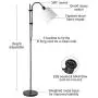 CO-Z Floor Task Lamp with Gooseneck Adjustable, Modern Standing Reading Lamps with White Fabric Shade, 64 Black Floor Lamp for Living Room Bedroom Reading Office Farmhouse Dorm. CO-Z Floor Task Lamp with Gooseneck Adjustable, Modern Standing Reading Lamps with White Fabric Shade, 64 Black Floor Lamp for Living Room Bedroom Reading Office Farmhouse Dorm.