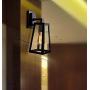 ATC Creative Glass Box Iron Golden Triangle Rural Outdoor Indoor Balcony Bedroom Bar Restaurant Wall Lamp Sconces