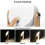 Portable Retractable Lantern Lamp, Touch Control Rechargeable Dimmable Night Light, Decorative Foldable Eye Protection USB Charging Desk Reading Lantern Lights