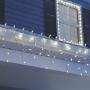 NOMA LED Christmas Icicle String Lights | 70 Mini Warm White Bulbs | Indoor & Outdoor | 6.5 Ft. White Wire Strand