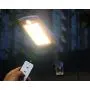 Outdoor Solar LED Wall Light IP65 Waterproof Area Security Night Lighting Wireless Dusk to Dawn Motion Sensor Lamp Remote Controlled 4 Working Modes for Garden, Fence, Patio, Yard, 900LM 6000K