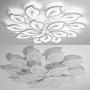 LAKIQ Modern LED Ceiling Light Flush Mount Multi Lights Acrylic Close to Ceiling Chandelier Lighting Fixture Flower Shade for Living Room Bedroom Dining Room (9 Lights, White Light) LAKIQ Modern LED Ceiling Light Flush Mount Multi Lights Acrylic Close to Ceiling Chandelier Lighting Fixture Flower Shade for Living Room Bedroom Dining Room (9 Lights, White Light)