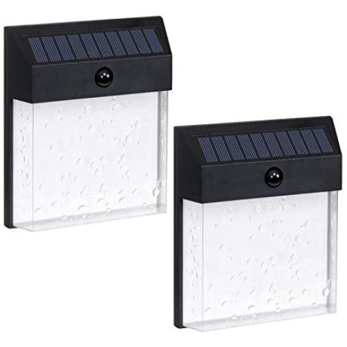 Westinghouse Intelligent Solar Motion Sensor Lights Outdoor 60 LEDs 1200 Lumens Wireless Waterproof Security LED Wall Lamp for Garden, Patio, Yard, Driveway, Garage, Hallway，Porch, Pathway(2 Pack)