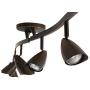 Globe Electric 59376 Grayson 6-Light Adjustable S-Shape Track Lighting, Bronze Color, Oil Rubbed Finish, Bulbs Included Globe Electric 59376 Grayson 6-Light Adjustable S-Shape Track Lighting, Bronze Color, Oil Rubbed Finish, Bulbs Included