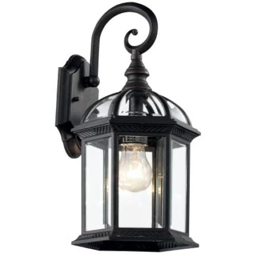 Trans Globe Lighting 4181 BK Outdoor Wentworth 16'' Wall Lantern, Black