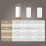 TaoTronics TT-DL23 Table Touch Sensor Beside Lamp Portable Lantern with Memory Function and 4000mAh Rechargeable Battery, Dimmable Night Lights for Bedroom, Living Room, Office, Outdoor Camping