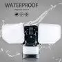 FLSNT Outdoor 30W 2700LM LED Motion Sensor Security Lights,Dusk to Dawn,Waterproof Adjustable 2 Heads 5000K Daylight Motion Detector LED Flood Light for Entryway,Porch,Garage,Yard,CRI80 -Black FLSNT Outdoor 30W 2700LM LED Motion Sensor Security Lights,Dusk to Dawn,Waterproof Adjustable 2 Heads 5000K Daylight Motion Detector LED Flood Light for Entryway,Porch,Garage,Yard,CRI80 -Black