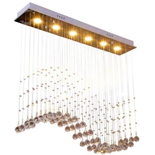 Flashing God LED K9 Crystal Pendant Light Ceiling Lamp for Dining Room LED Lighting Color Temperature 3200-5800K Changing Chandelier Hight Lumens Flashing God LED K9 Crystal Pendant Light Ceiling Lamp for Dining Room LED Lighting Color Temperature 3200-5800K Changing Chandelier Hight Lumens