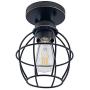 YaoKuem Semi Flush Mount Ceiling Light Fixture, E26 Medium Base, Metal Housing, Bulbs NOT Included, 2-Pack (Oil Rubbed Bronze Finish)