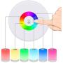 Night Light for Kids, Lightimes Touch Lamp for Bedrooms Living Room Portable Table Bedside Lamps with USB Rechargeable Internal Battery Dimmable Warm White Light & Color Changing RGB … (White) Night Light for Kids, Lightimes Touch Lamp for Bedrooms Living Room Portable Table Bedside Lamps with USB Rechargeable Internal Battery Dimmable Warm White Light & Color Changing RGB … (White)
