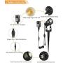 ECOWHO Low Voltage Landscape Lights, 12V Outdoor Landscape Lighting LED Spot Lights Plug in Waterproof Garden Lights for Flood Yard Path (Extendable to 8 or 10 Lights, Upgrade 6 Pack, 68.9ft 21m) 