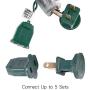 3 Sets 150 Counts Clear Green Wire Christmas Light, Warm White Lights for Indoor or Outdoor Christmas Decorations