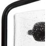 LOG BARN Semi Flush Mount Ceiling Light 15.5'' Wide Farmhouse Ceiling Fixture with Seeded Glass in Matte Black Wooden Finish for Entryway, Dining Room, 2-Light LOG BARN Semi Flush Mount Ceiling Light 15.5'' Wide Farmhouse Ceiling Fixture with Seeded Glass in Matte Black Wooden Finish for Entryway, Dining Room, 2-Light