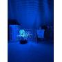 3D Illusion Lamp for Boys Girls Led Hunter X Hunter Feitan Lamp for Kids Bedroom Decor Nightlight Gift Acrylic Illusion Lamp Night Light for Kids Fenght HOICHAN