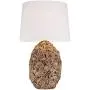 Nantucket Tropical Table Lamp Natural Seagrass White Drum Shade for Living Room Family Bedroom Bedside Nightstand Office - 360 Lighting