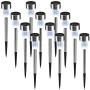 Foxdott Solar Lights Outdoor, 12Pack solar pathway lights outdoor, Waterproof, LED Landscape garden lights Solar Powered, Outdoor Lights Solar Garden Lights for Pathway, Walkway, Patio, Yard, Driveway Foxdott Solar Lights Outdoor, 12Pack solar pathway lights outdoor, Waterproof, LED Landscape garden lights Solar Powered, Outdoor Lights Solar Garden Lights for Pathway, Walkway, Patio, Yard, Driveway