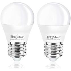 B2ocled LED Light Bulb 3W（25 Watt Equivalent） A15 Lamp Warm White 2700K CRI90+ Non-Dimmable E26/E27 Base for Home Lighting Decorative 240-Lumen 2-Pack