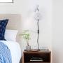 TeHenoo Industrial White Mounted Lamp ,Mini Plug-in Wall Lamp with Ratatable Lampshade for Reading, Bedroom,Living Room TeHenoo Industrial White Mounted Lamp ,Mini Plug-in Wall Lamp with Ratatable Lampshade for Reading, Bedroom,Living Room