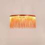 LITFAD Post Modern LED Chandeliers 1-Light Rose Gold Fringe Suspension Light 110V-120V Home Restaurant Cafe Decoration Hanging Lighting Pendant Light for Bedroom Dining Room Hotel