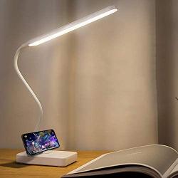 Cordless Led Desk Table Lamp for Kids Study USB Rechargeable 2000Mah Battery Powered, 3 Colors Dimmable Portable Eye Caring Bedside Reading Book Light Bed Bedroom Headboard